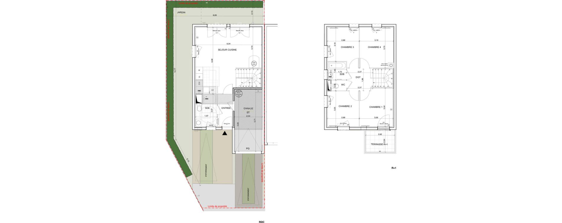 Maison T5 de 91,50 m2 &agrave; Ormoy Centre