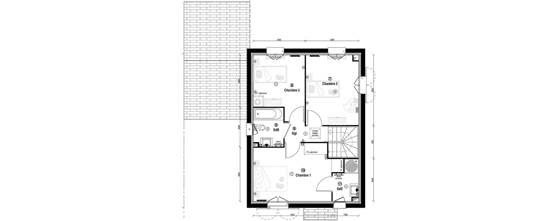 Maison T5 de 90,80 m2 &agrave; Ormoy Centre
