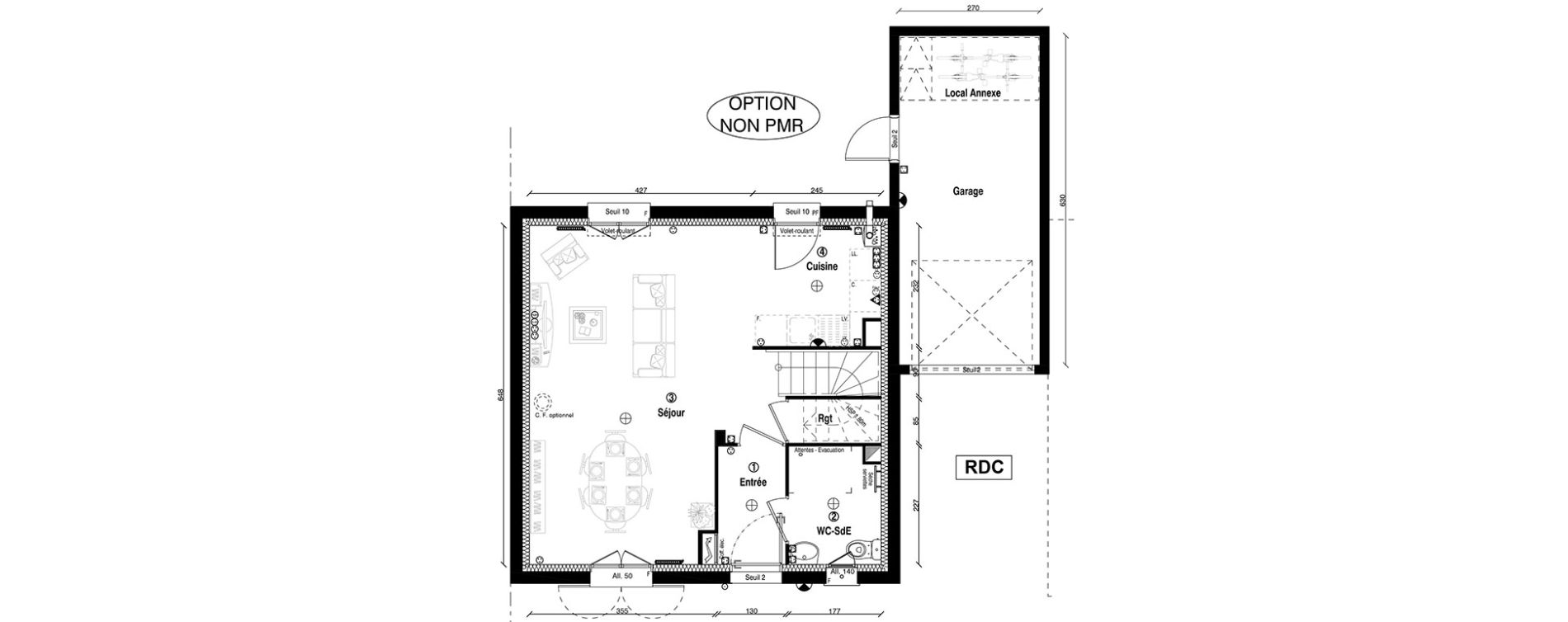 Maison T5 de 101,80 m2 &agrave; Ormoy Centre