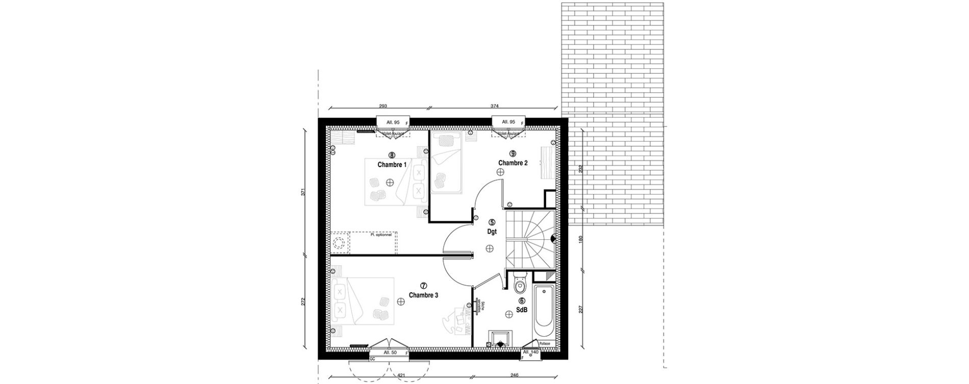 Maison T5 de 101,80 m2 &agrave; Ormoy Centre