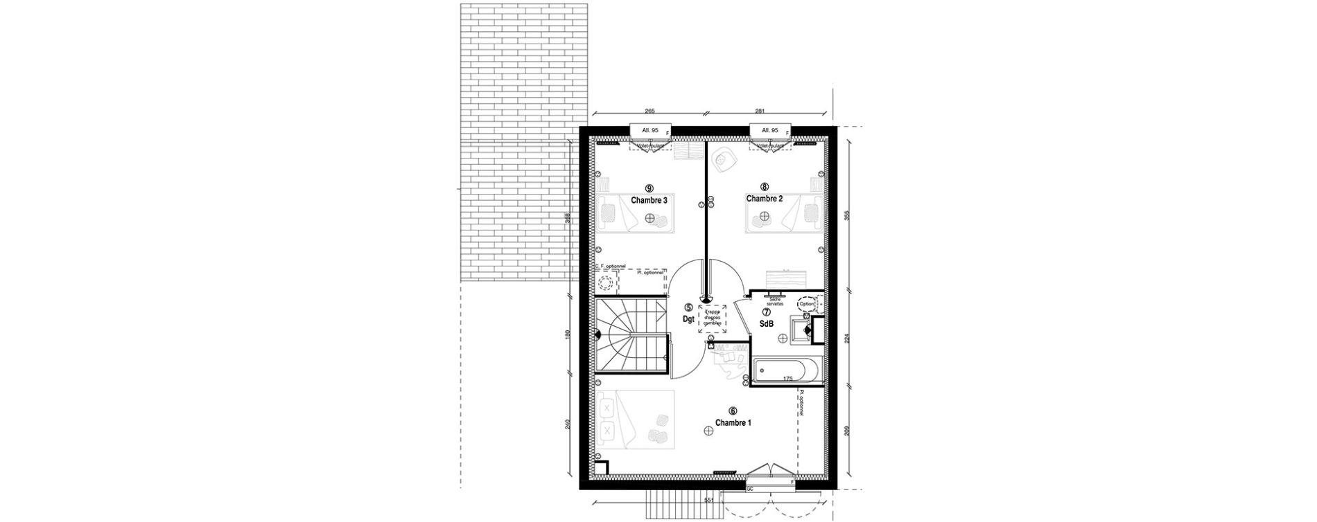 Maison T4 de 80,40 m2 &agrave; Ormoy Centre