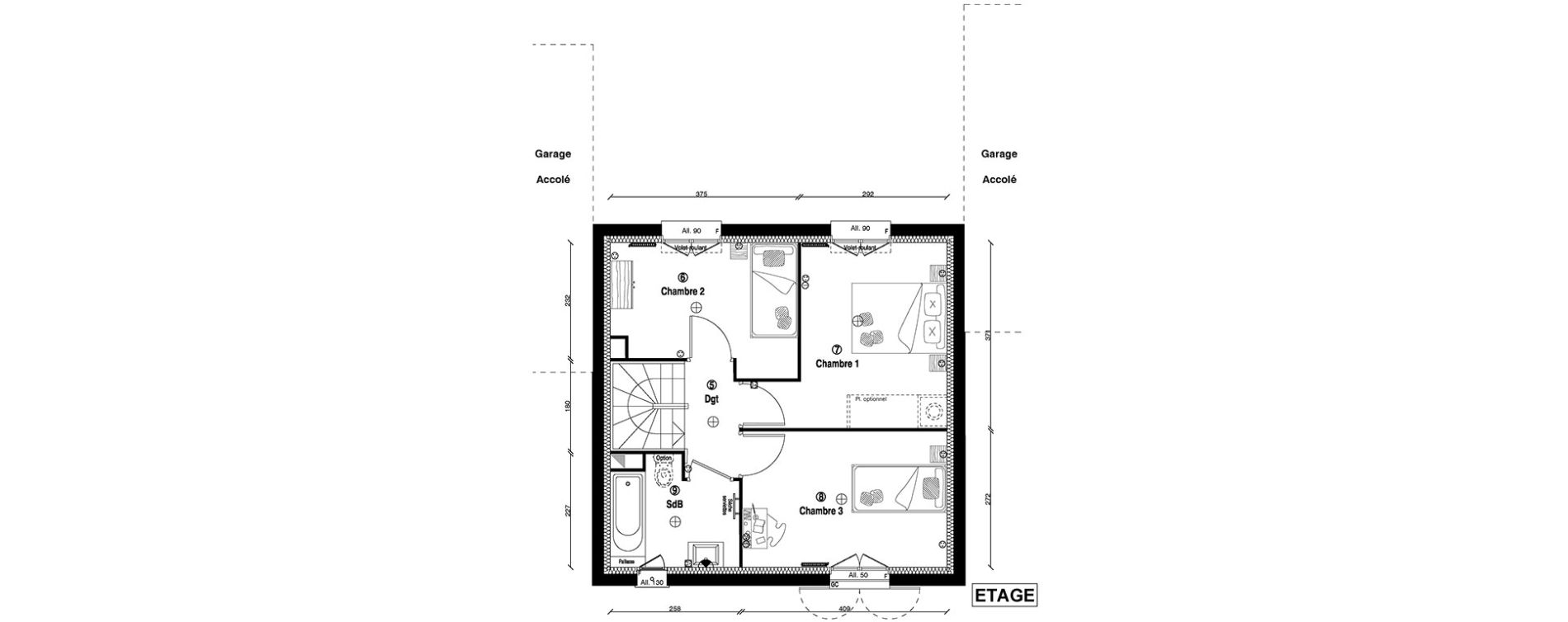 Maison T5 de 108,30 m2 &agrave; Ormoy Centre