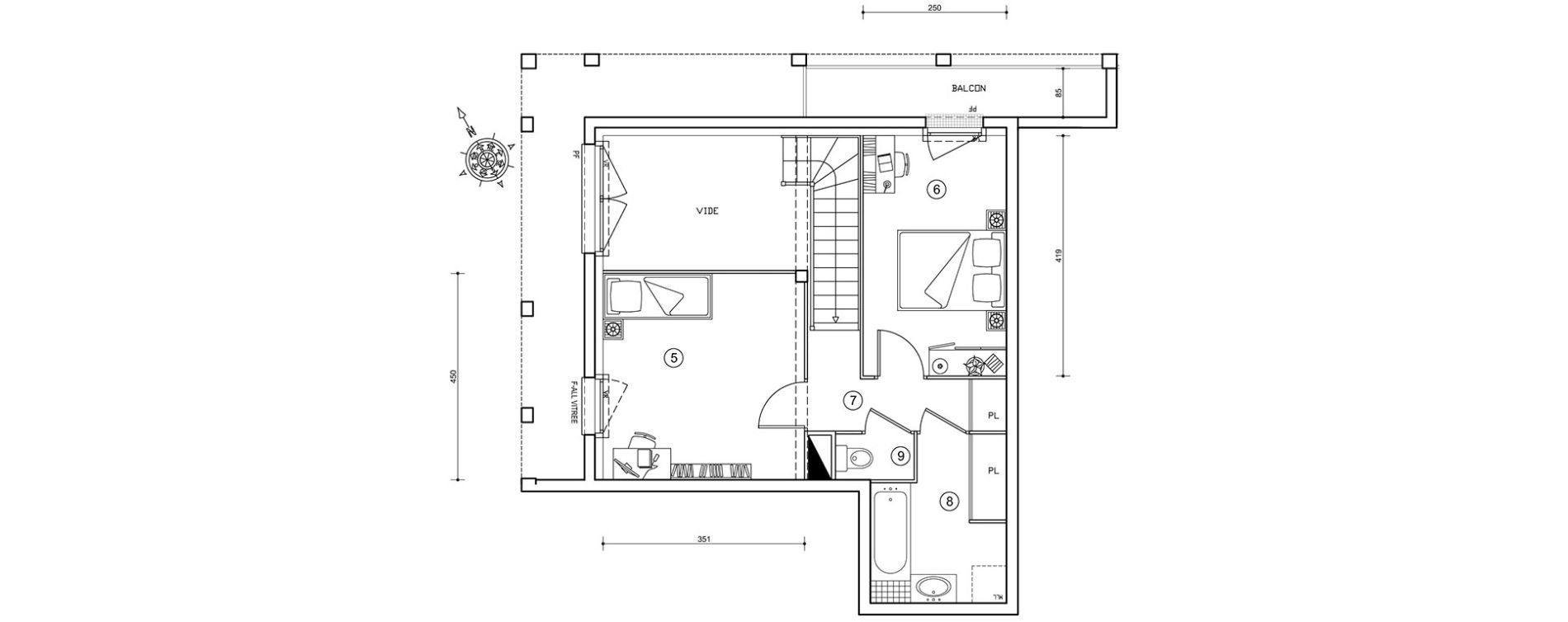 Duplex T4 de 73,23 m2 &agrave; Ris-Orangis Val de ris