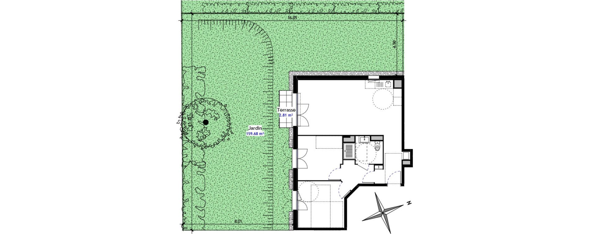 Appartement T3 de 66,42 m2 &agrave; Saint-Germain-L&egrave;s-Arpajon Centre