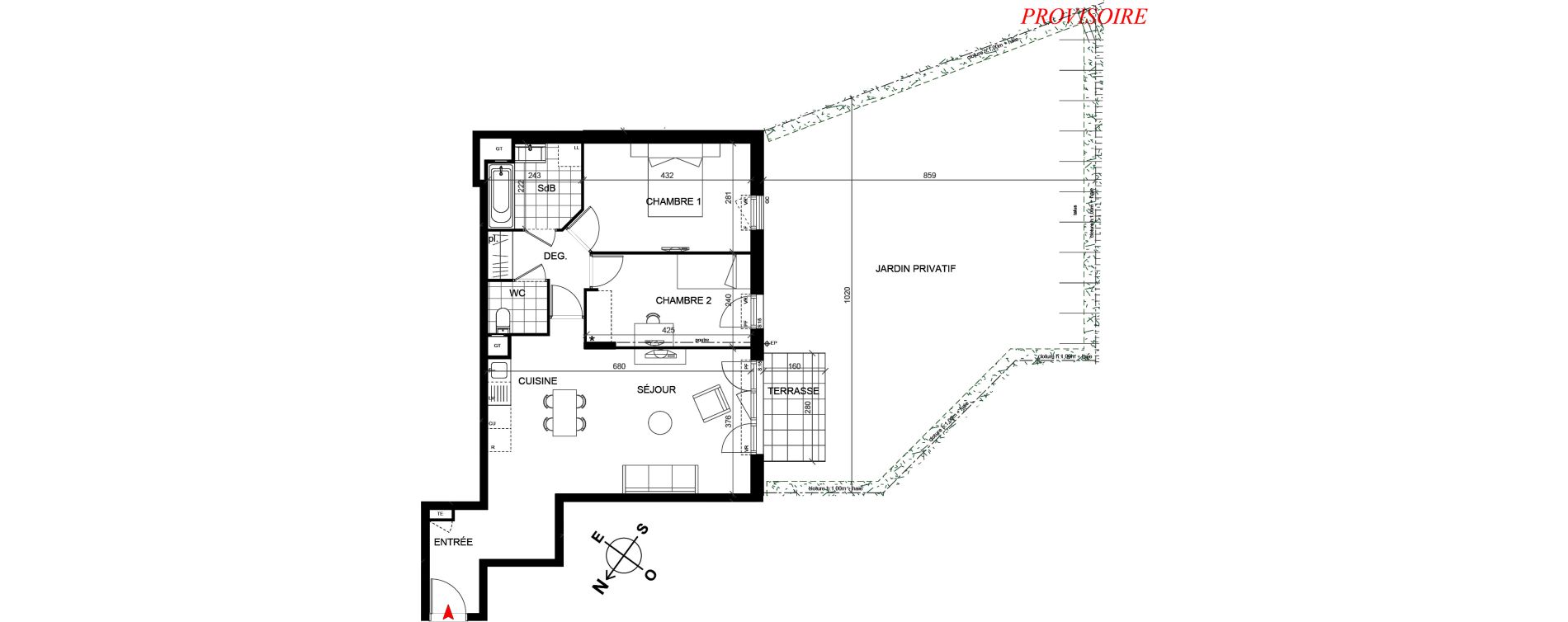 Appartement T3 de 66,40 m2 &agrave; Savigny-Sur-Orge Centre