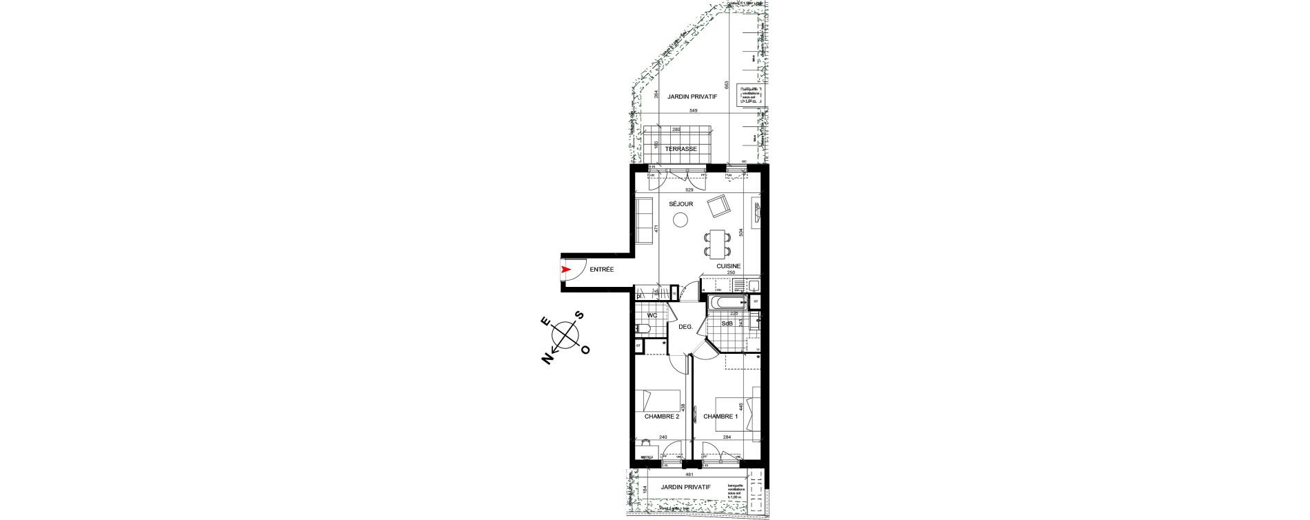 Appartement T3 de 65,10 m2 &agrave; Savigny-Sur-Orge Centre