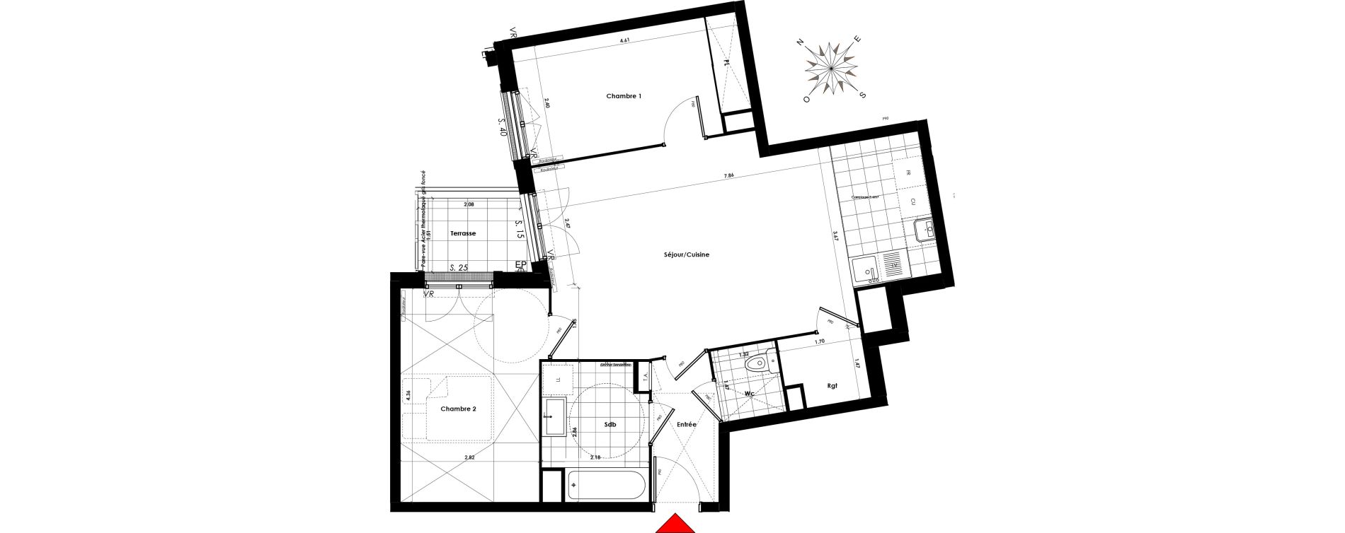 Appartement T3 de 67,16 m2 &agrave; Savigny-Sur-Orge Centre