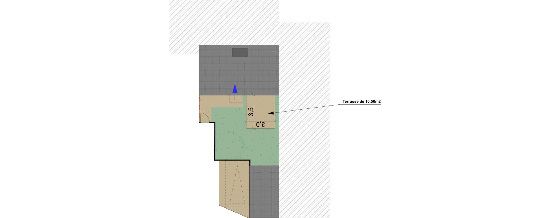 Maison T3 de 65,40 m2 &agrave; Villejust La folie bessin