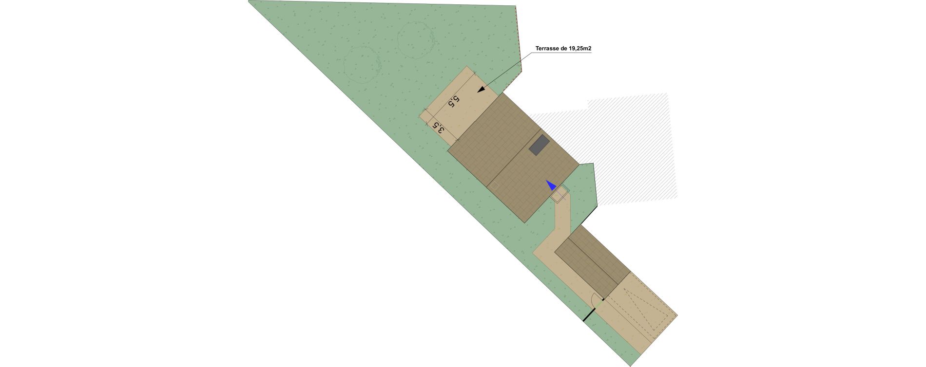 Maison T4 de 80,10 m2 &agrave; Villejust La folie bessin