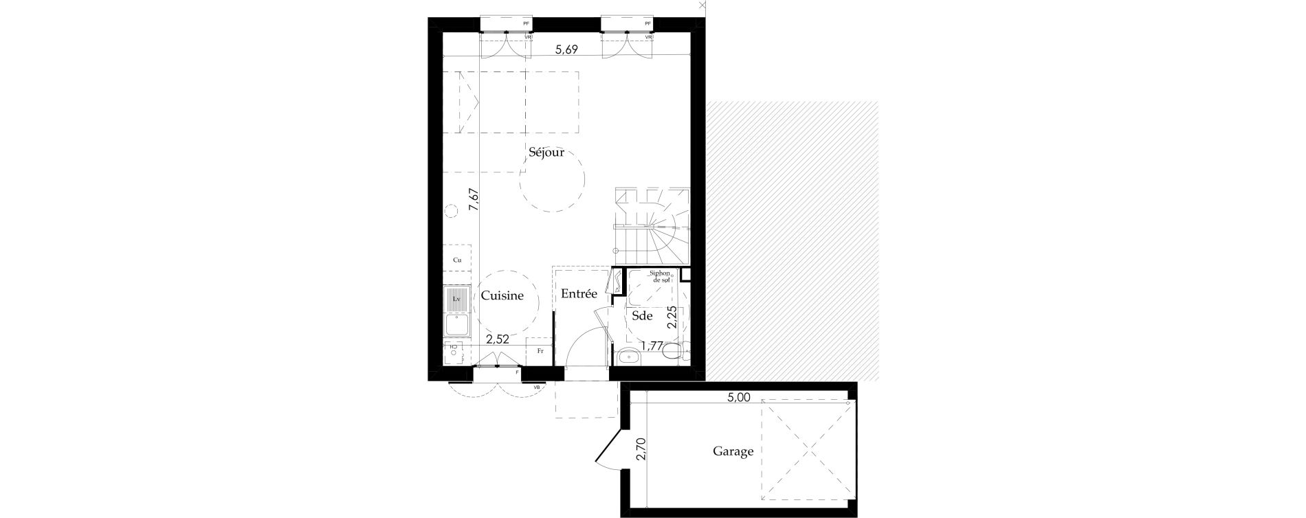 Maison T4 de 80,00 m2 &agrave; Villejust La folie bessin