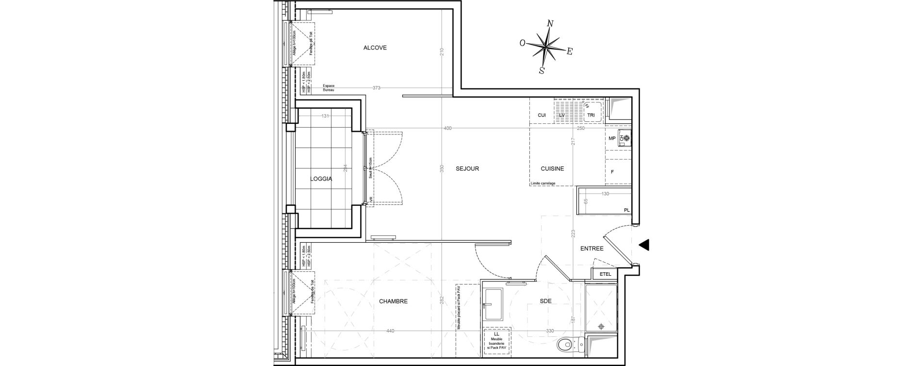 Appartement T2 de 50,85 m2 &agrave; Villemoisson-Sur-Orge Centre