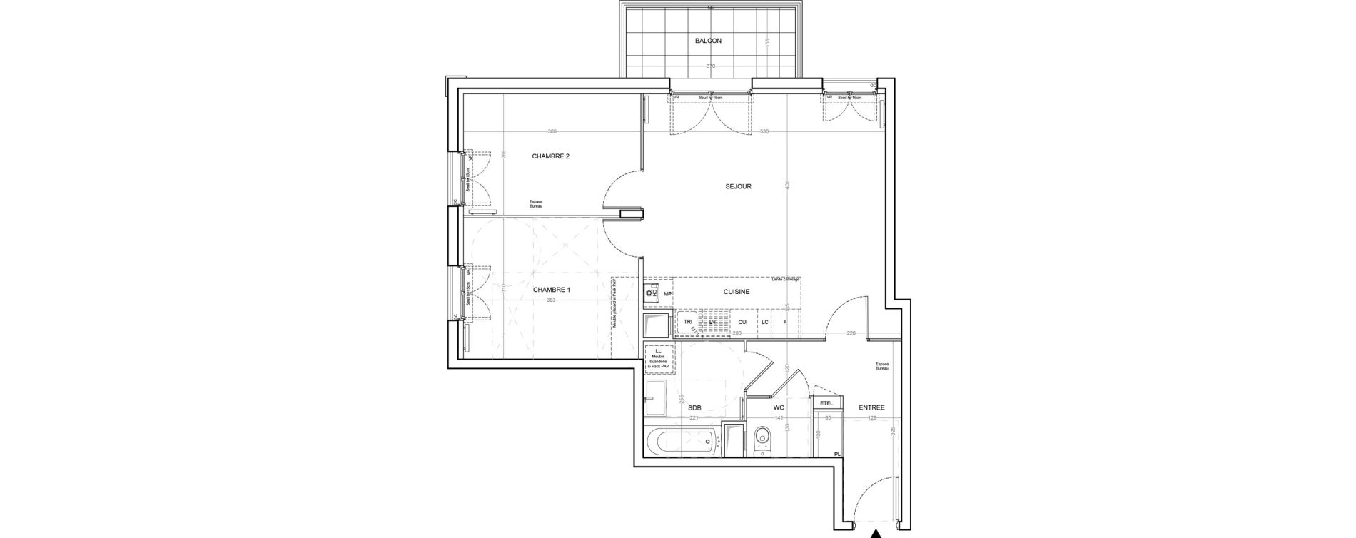 Appartement T3 de 65,64 m2 &agrave; Villemoisson-Sur-Orge Centre