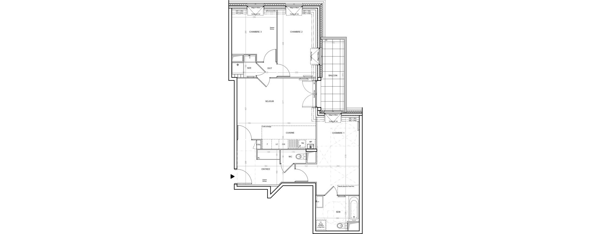 Appartement T4 de 79,43 m2 &agrave; Villemoisson-Sur-Orge Centre