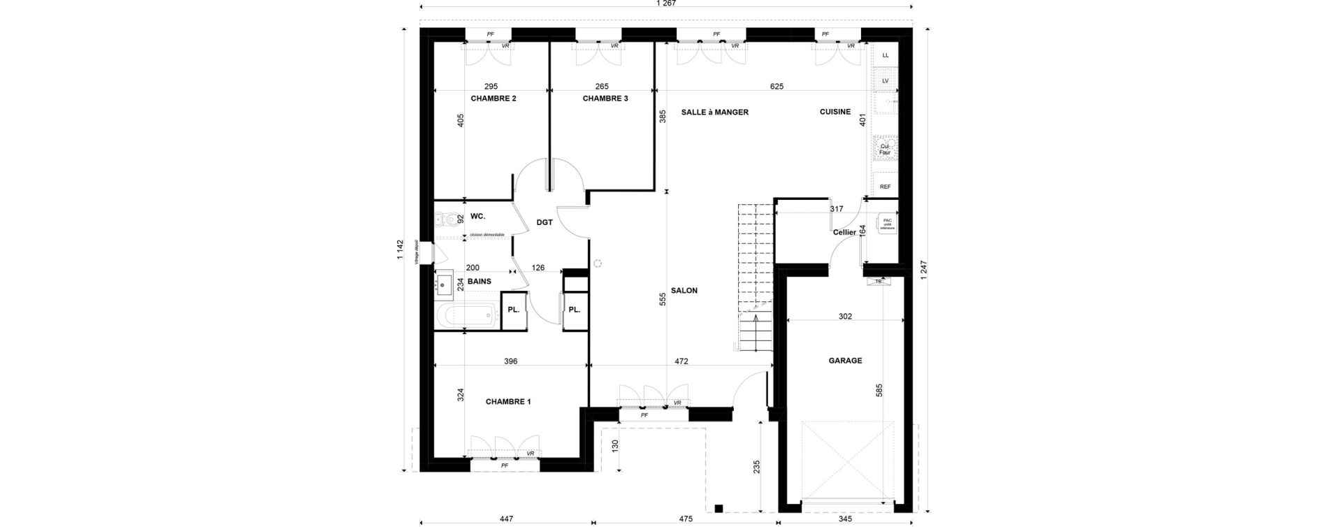 Maison T6 de 103,13 m2 &agrave; Yerres Gros bois mare armee sabliere