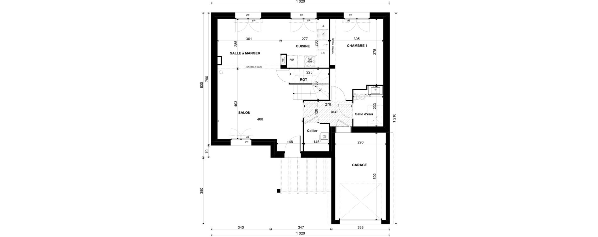 Maison T5 de 108,41 m2 &agrave; Yerres Gros bois mare armee sabliere