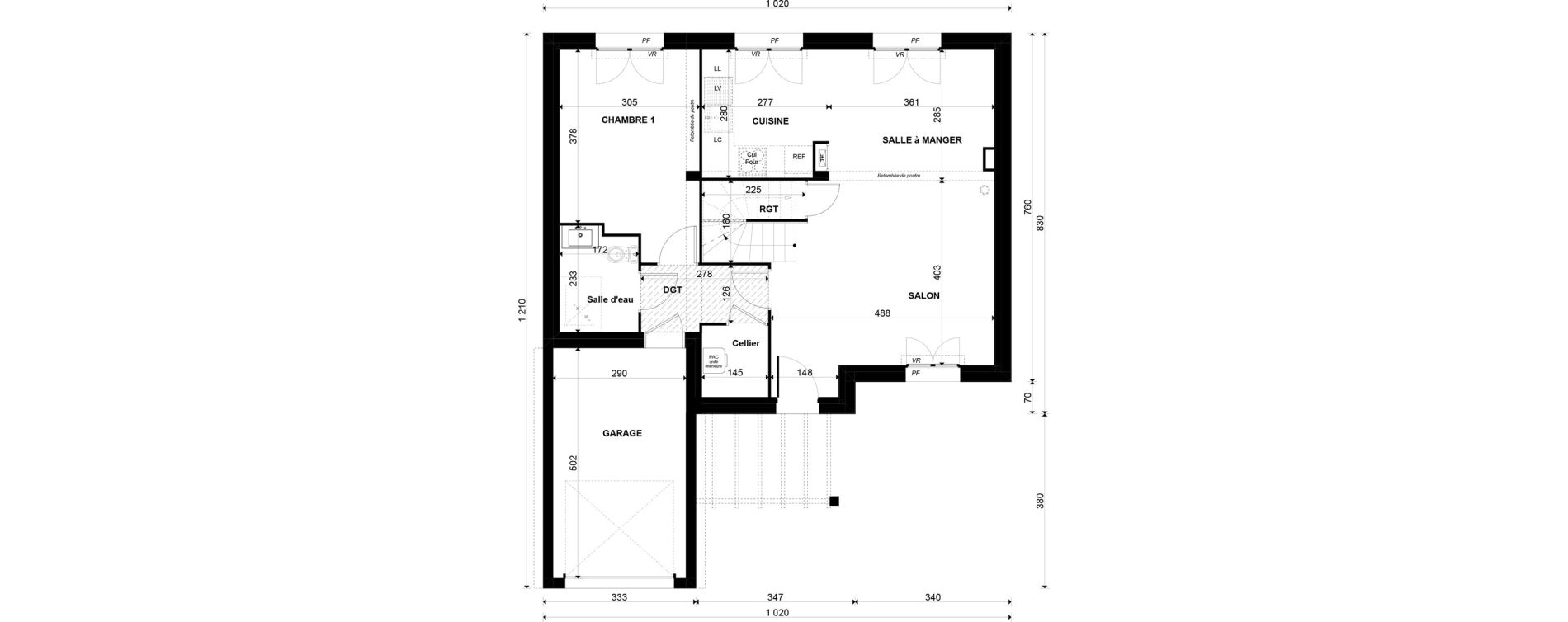 Maison T5 de 108,41 m2 &agrave; Yerres Gros bois mare armee sabliere