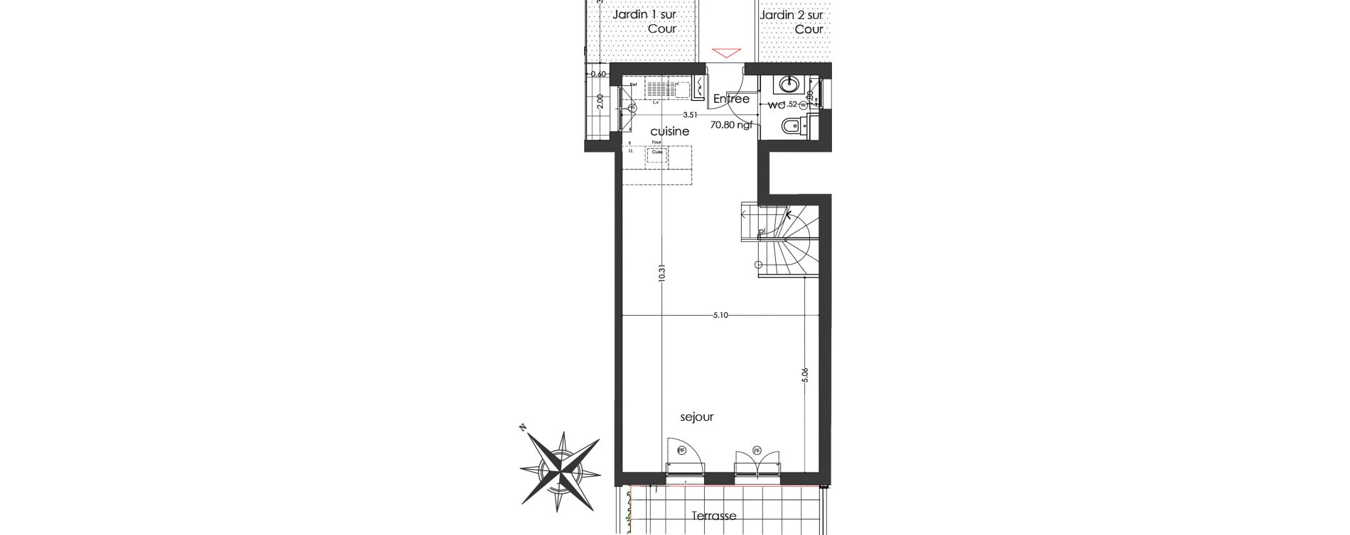 Maison T6 de 138,20 m2 &agrave; Antony Centre