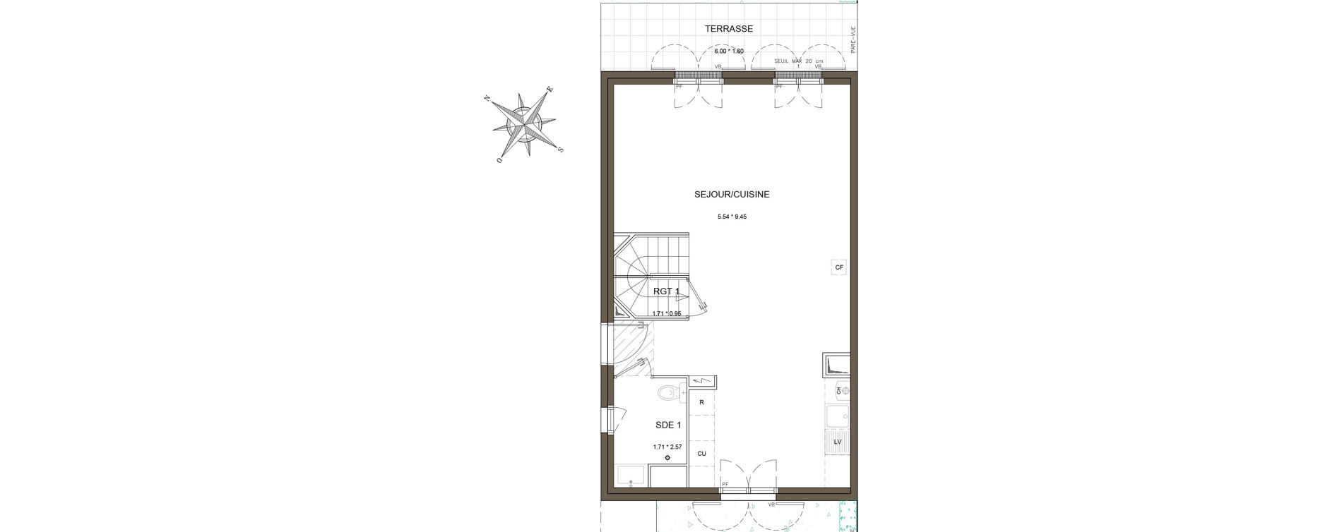 Appartement T5 de 128,43 m2 &agrave; Antony Centre