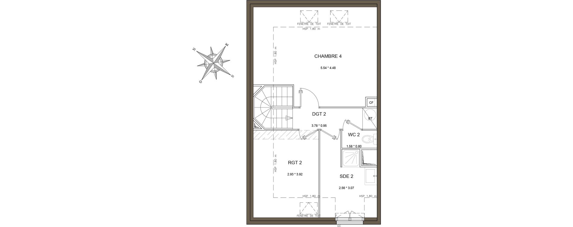 Appartement T5 de 128,43 m2 &agrave; Antony Centre