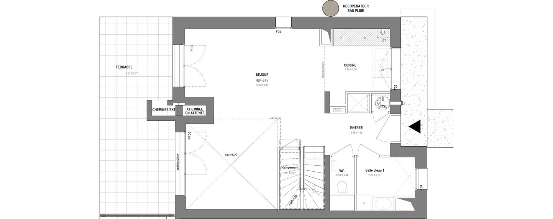 Maison T5 de 116,60 m2 &agrave; Antony Nouveau cimeti&egrave;re