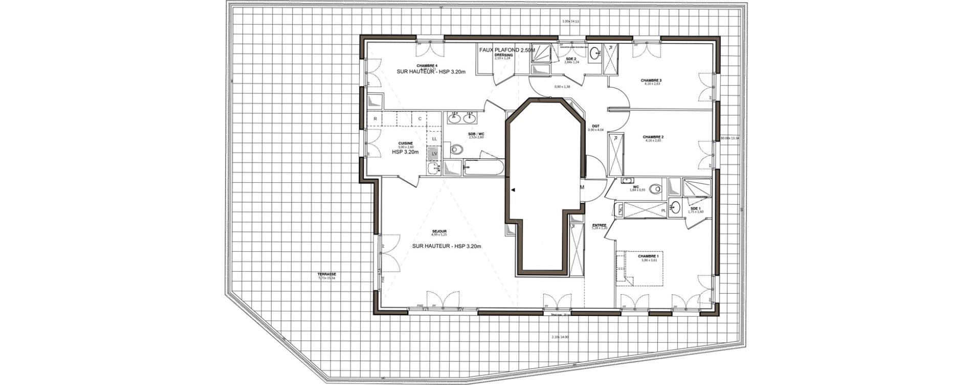 Appartement T5 de 119,47 m2 &agrave; Antony Nouveau cimeti&egrave;re