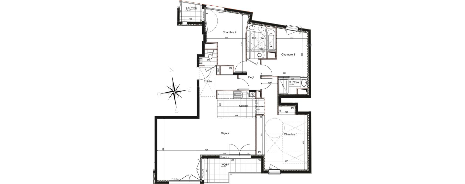 Appartement T4 de 95,40 m2 &agrave; Boulogne-Billancourt Prince &ndash; marmottan