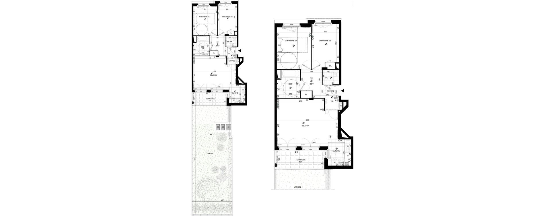 Appartement T3 de 64,50 m2 &agrave; Ch&acirc;tenay-Malabry Malabry