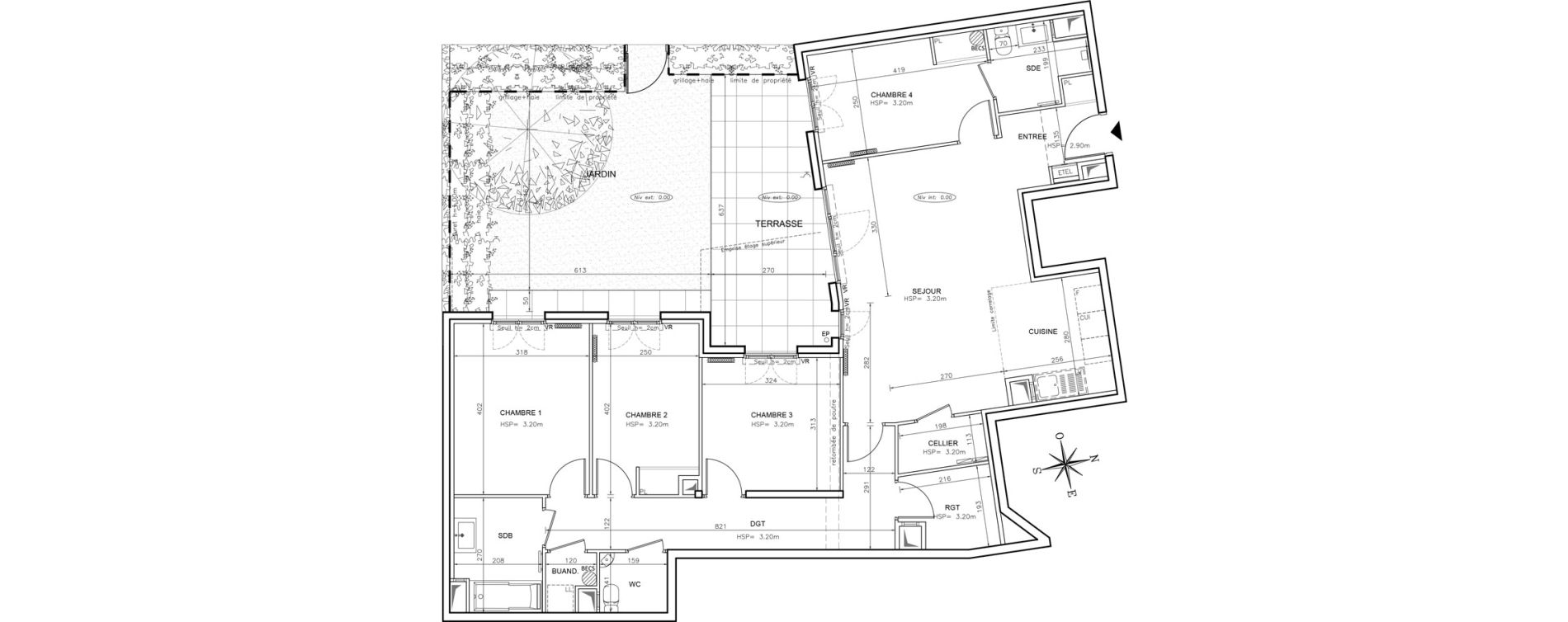 Appartement T5 de 110,25 m2 &agrave; Ch&acirc;tenay-Malabry Robinson