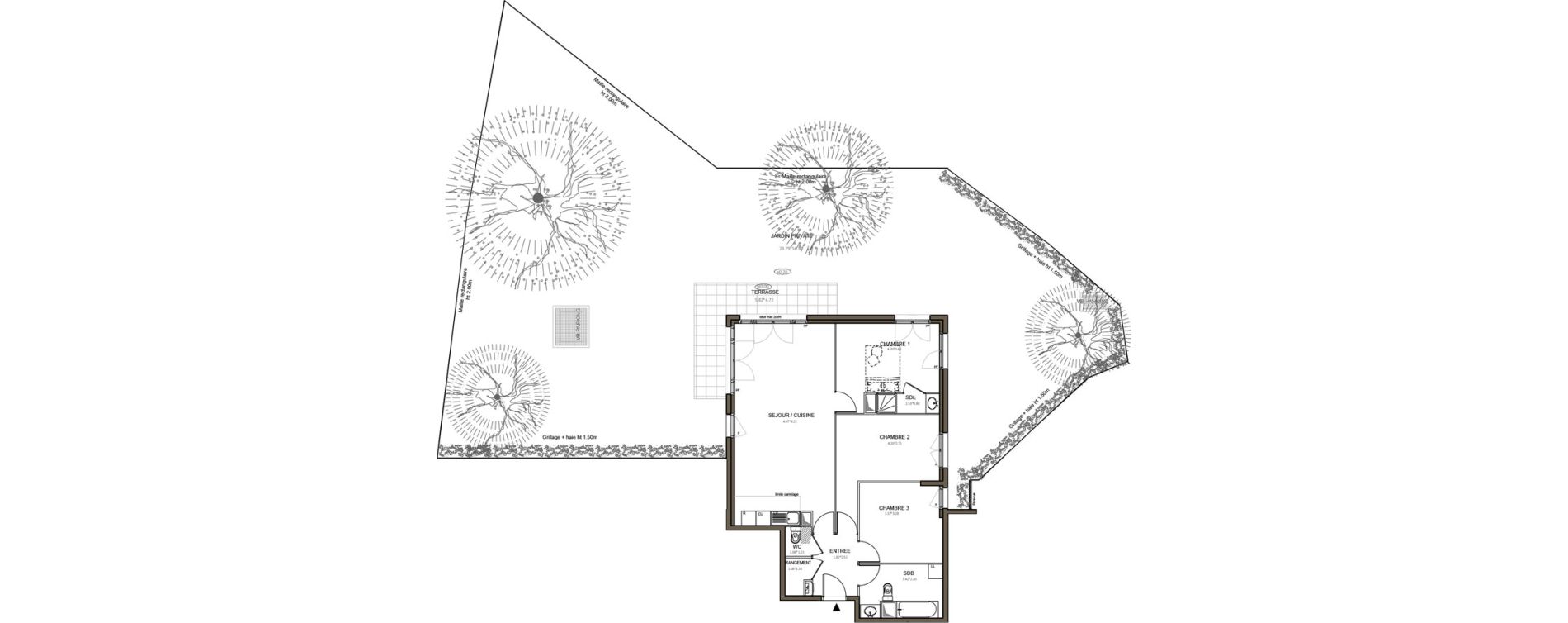 Appartement T4 de 86,78 m2 &agrave; Ch&acirc;tenay-Malabry Centre