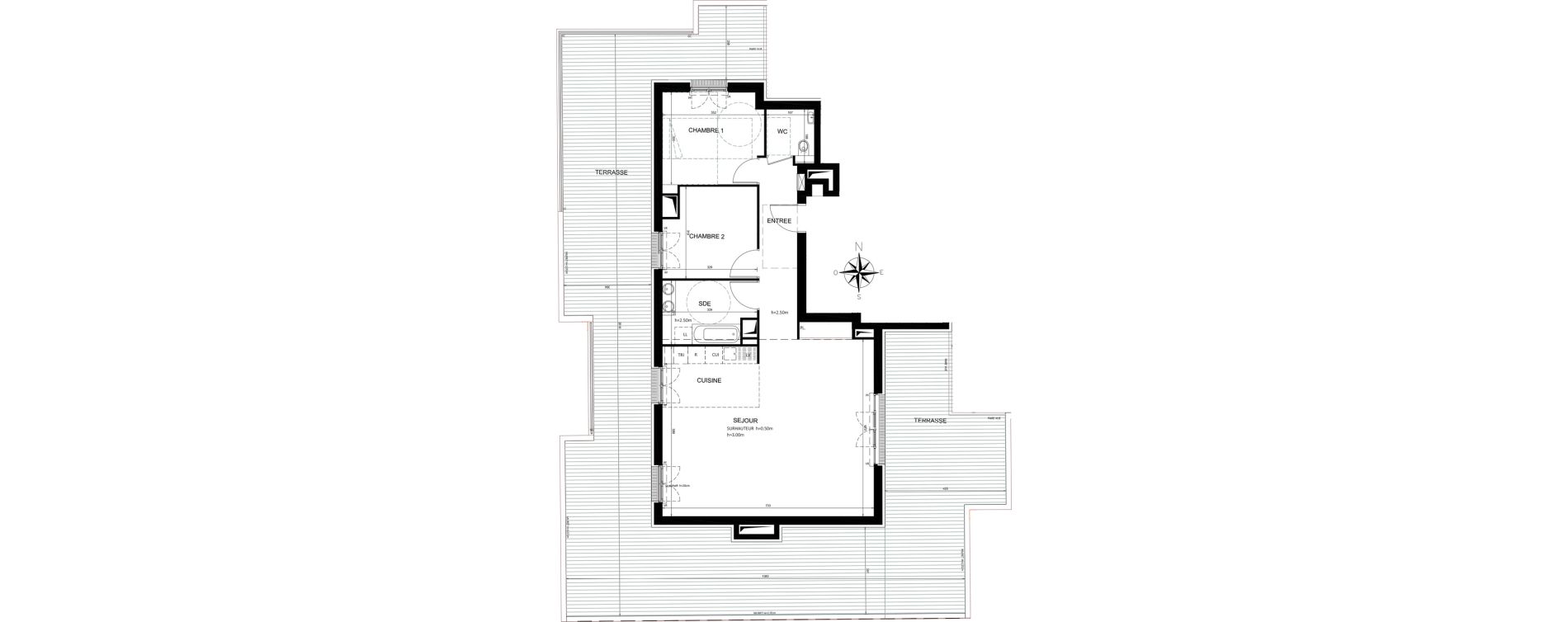 Appartement T3 de 83,90 m2 &agrave; Ch&acirc;tenay-Malabry Lavall&eacute;e