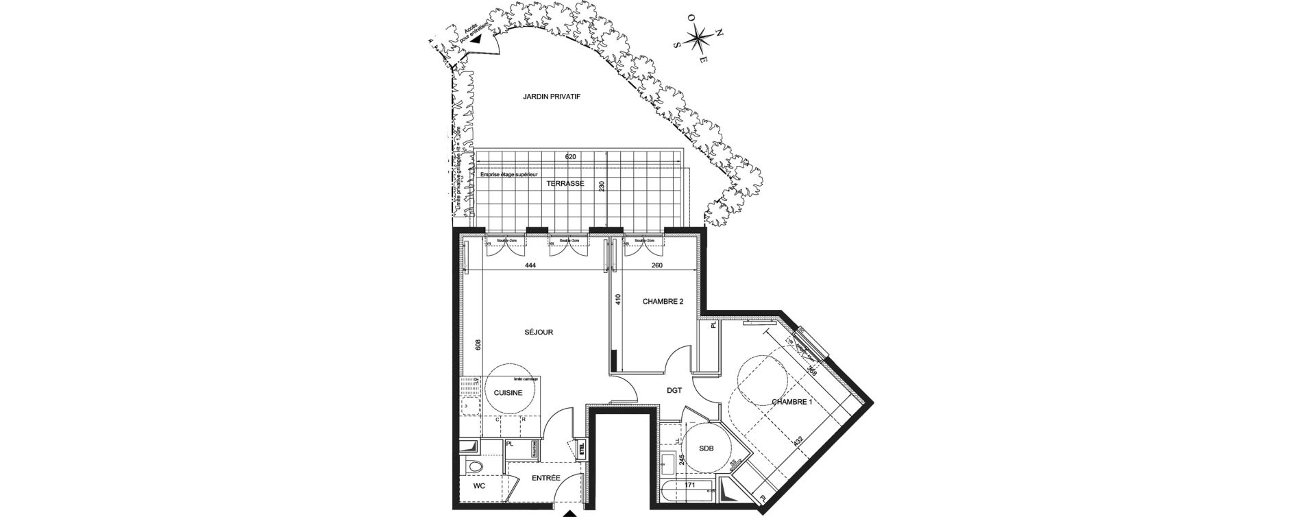 Appartement T3 de 68,40 m2 &agrave; Ch&acirc;tenay-Malabry Robinson