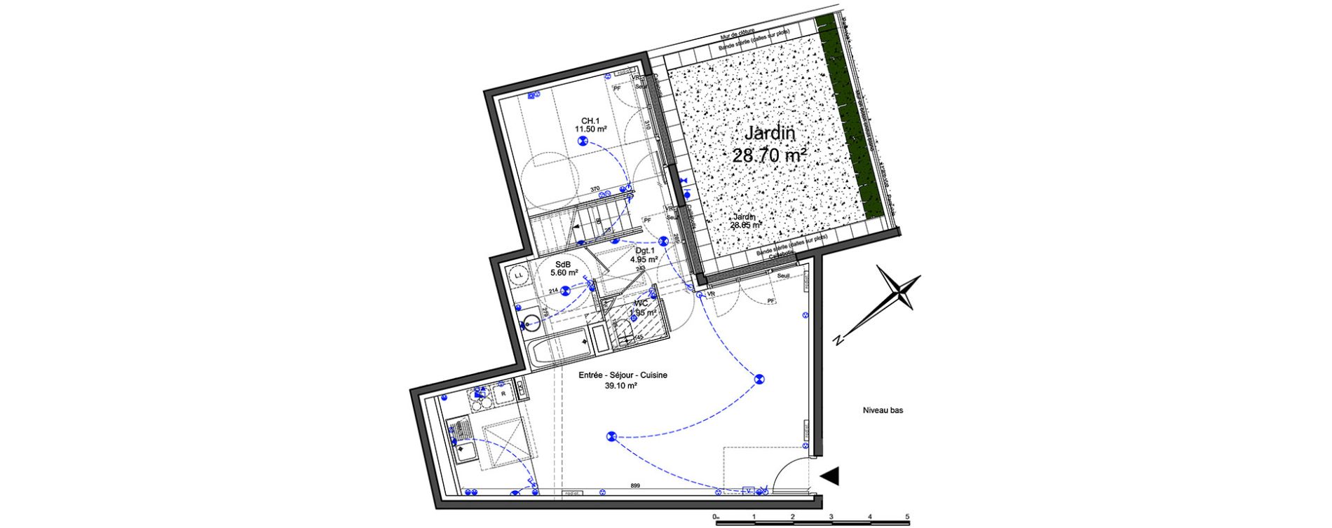 Duplex T4 de 83,90 m2 &agrave; Ch&acirc;tillon Centre