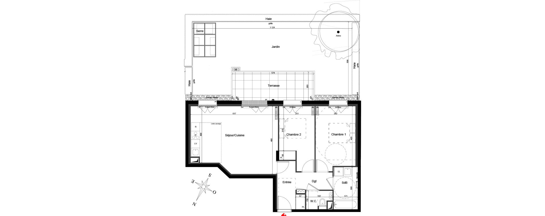Appartement T3 de 65,64 m2 &agrave; Clamart Le petit clamart