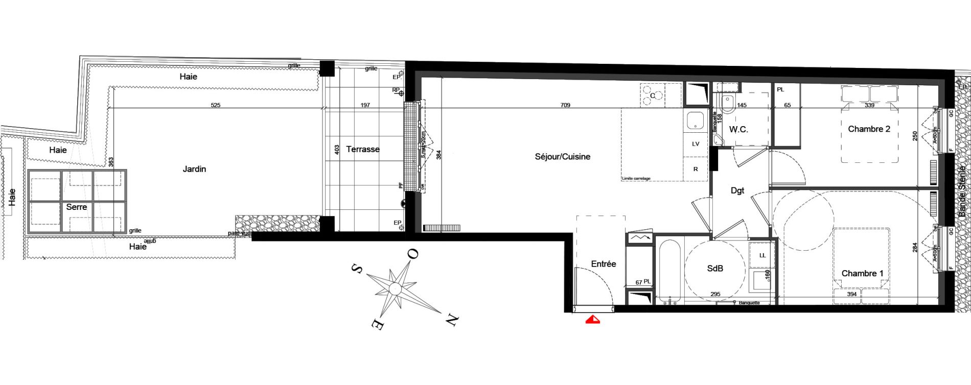 Appartement T3 de 60,97 m2 &agrave; Clamart Le petit clamart