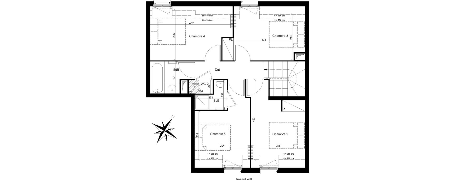 Duplex T6 de 109,23 m2 &agrave; Clamart Trivaux - la garenne