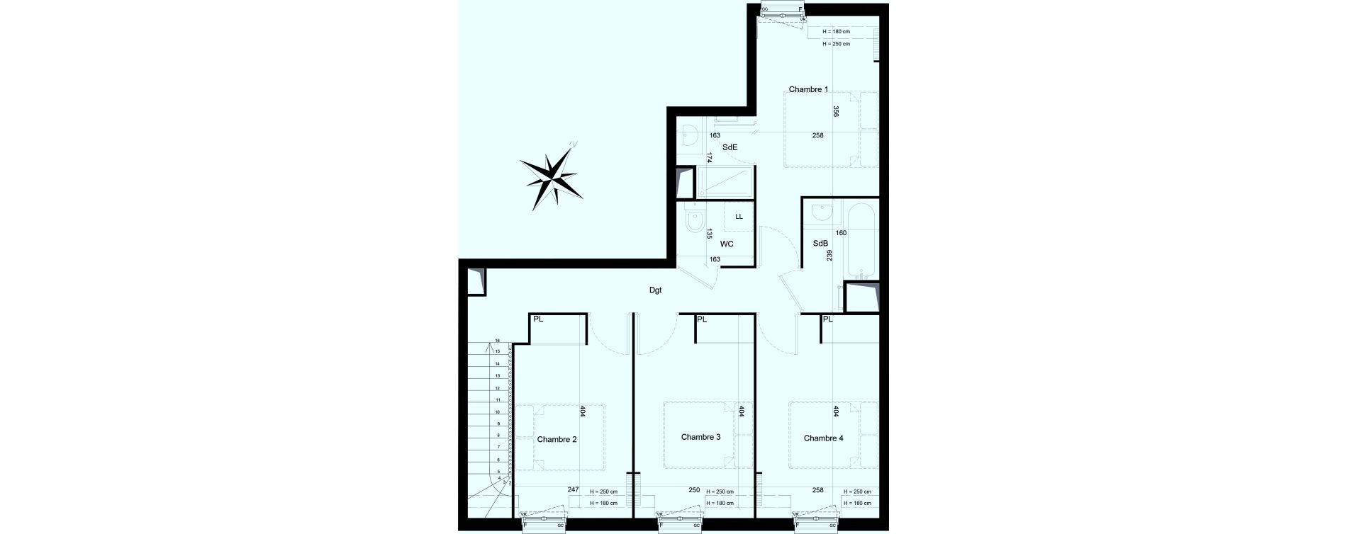 Appartement T5 de 90,00 m2 &agrave; Clamart Trivaux - la garenne