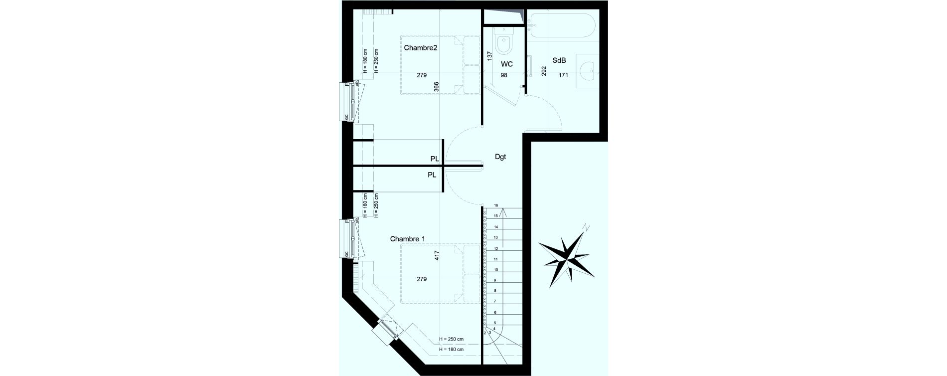 Appartement T3 de 67,04 m2 &agrave; Clamart Trivaux - la garenne