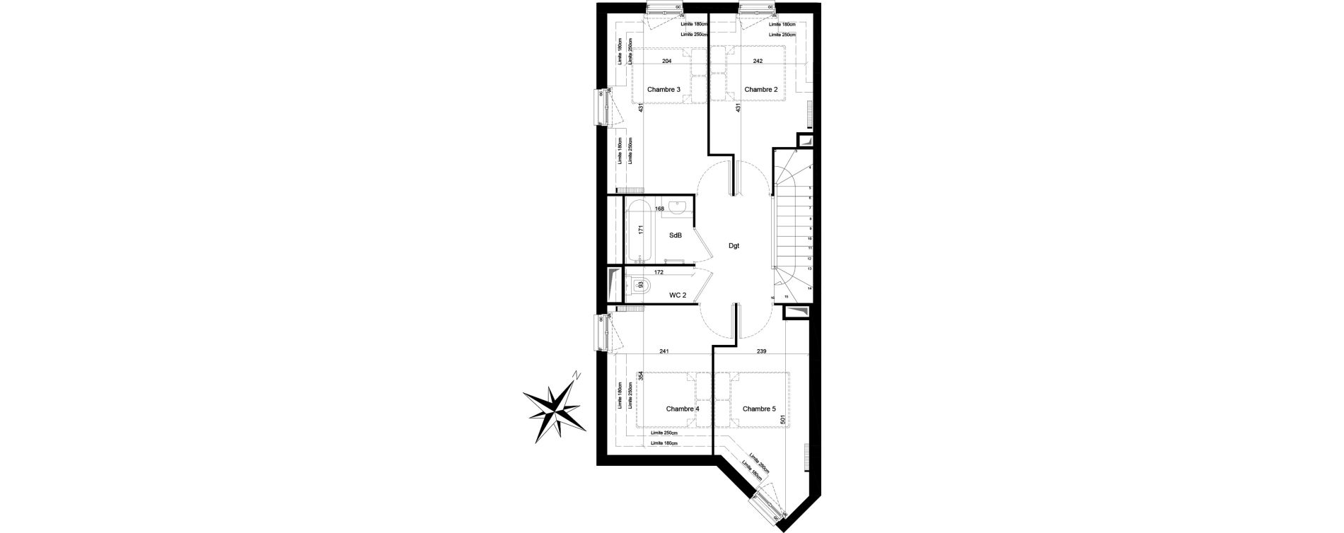 Appartement T6 de 104,03 m2 &agrave; Clamart Trivaux - la garenne