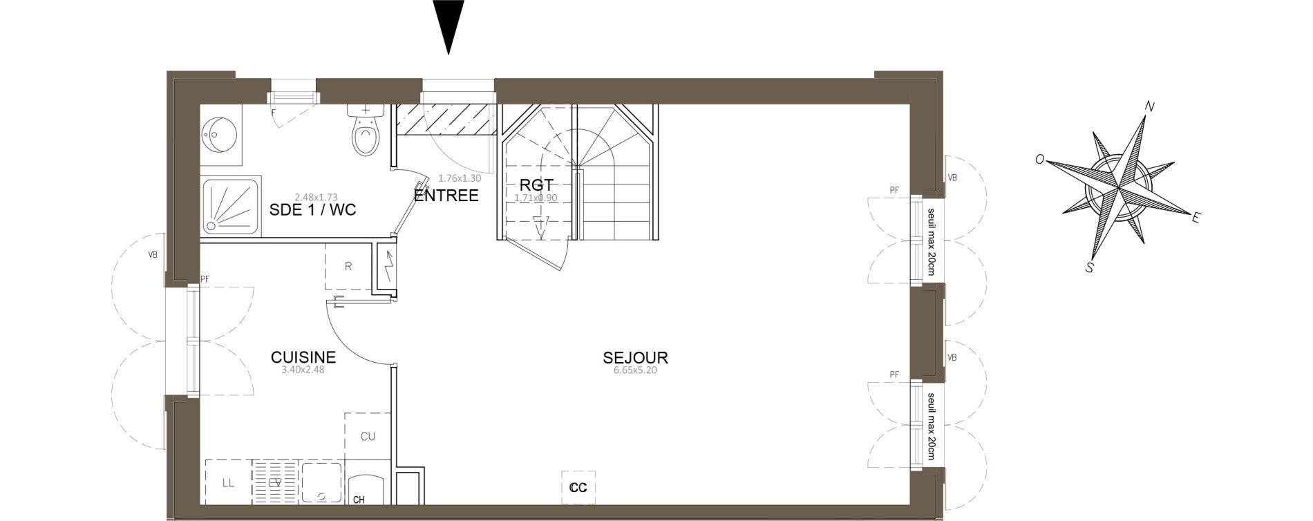 Appartement T5 de 118,12 m2 &agrave; Clamart Schneider-percy