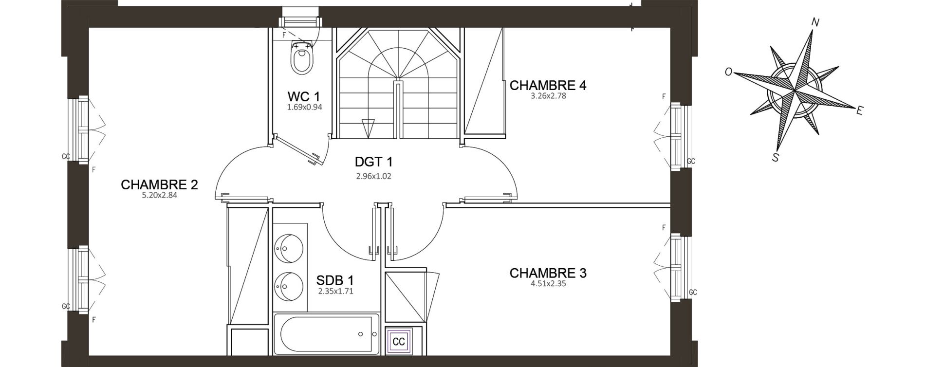 Maison T5 de 122,00 m2 &agrave; Clamart Schneider-percy
