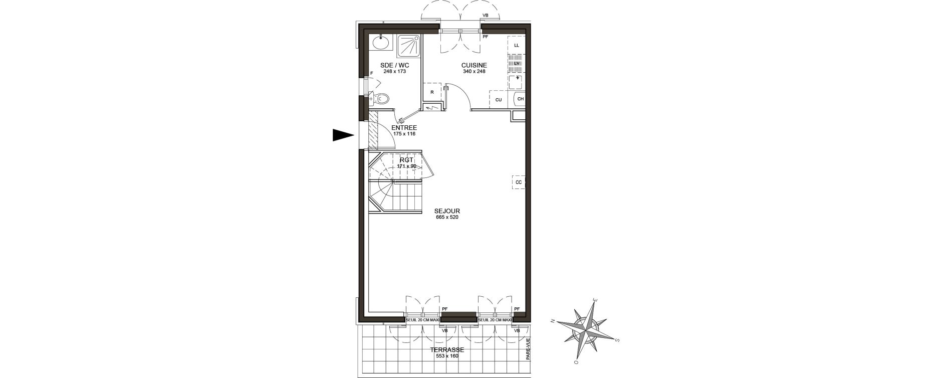 Maison T5 de 115,82 m2 &agrave; Clamart Schneider-percy
