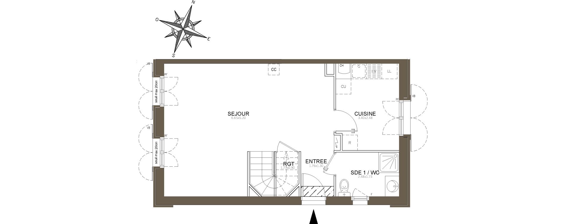 Maison T5 de 118,12 m2 &agrave; Clamart Schneider-percy