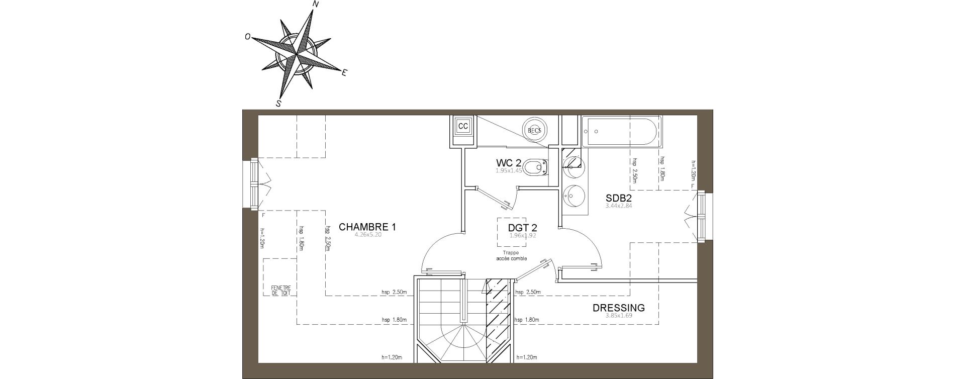 Maison T5 de 118,12 m2 &agrave; Clamart Schneider-percy