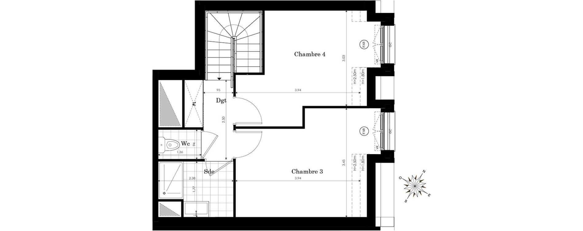 Appartement T5 de 100,01 m2 &agrave; Clamart Panorama