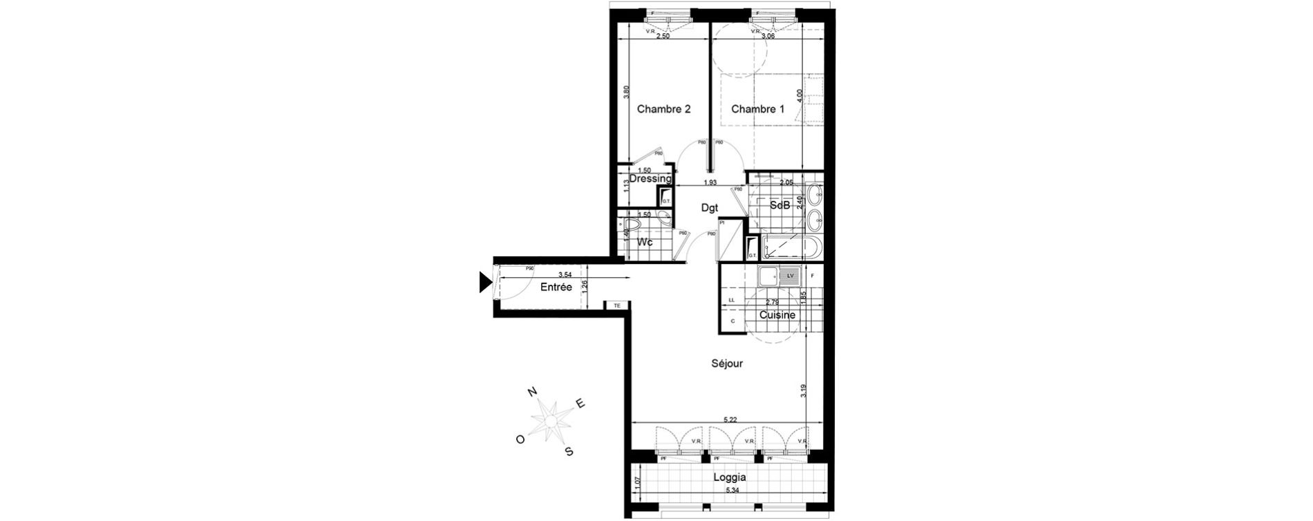 Appartement T3 de 65,01 m2 &agrave; Clamart Clamart gare