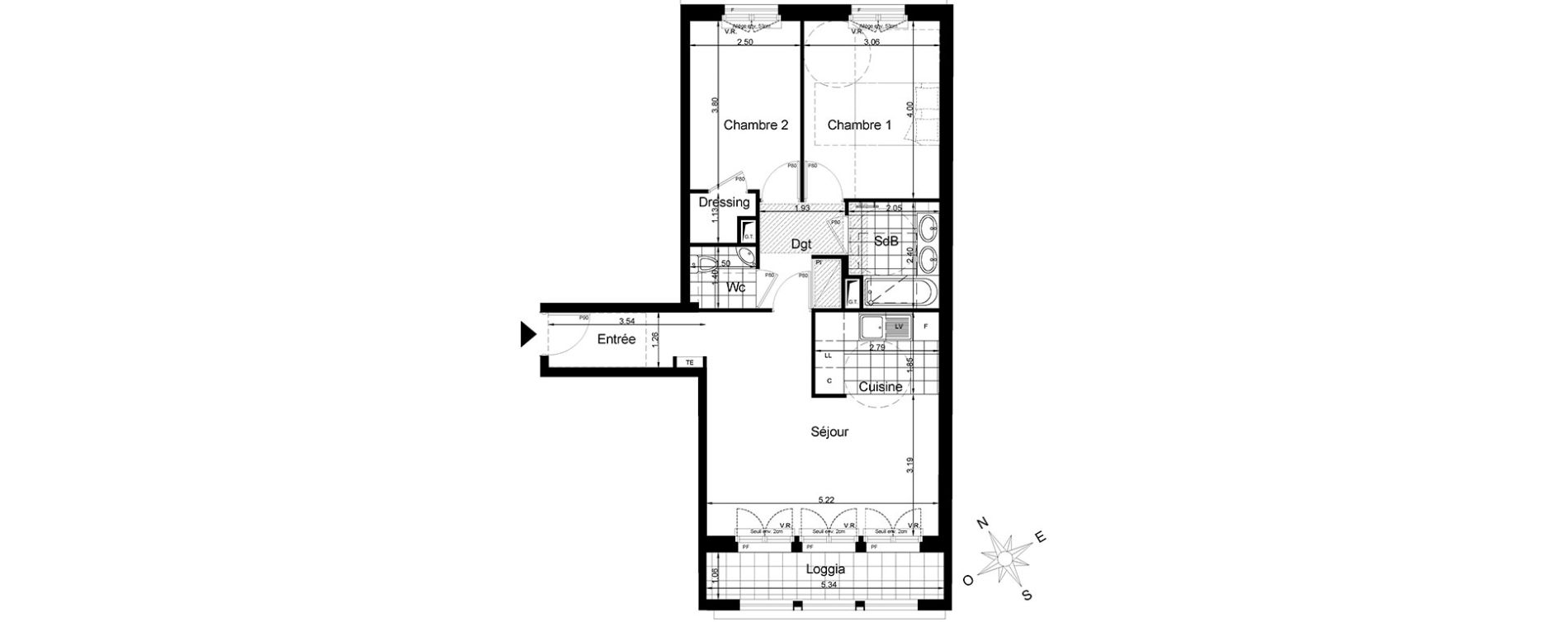 Appartement T3 de 65,02 m2 &agrave; Clamart Clamart gare