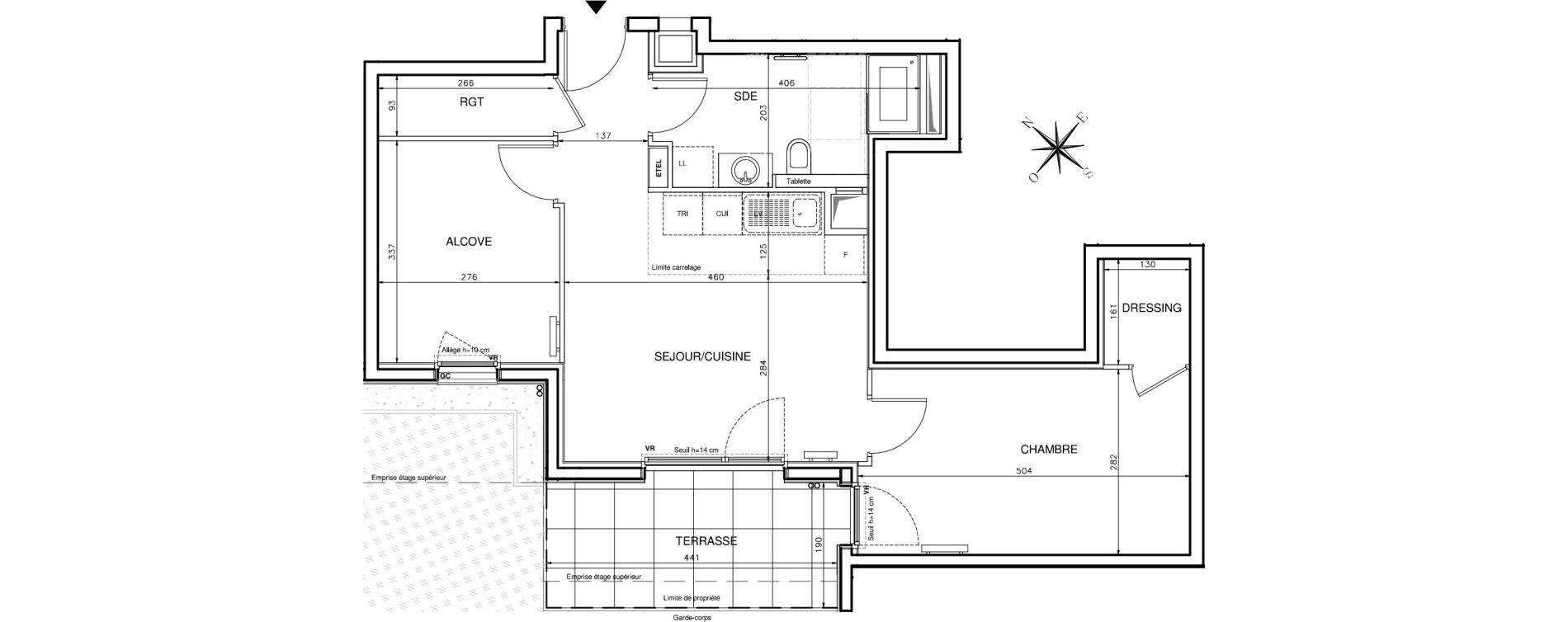 Appartement T2 de 56,50 m2 &agrave; Clichy Victor hugo