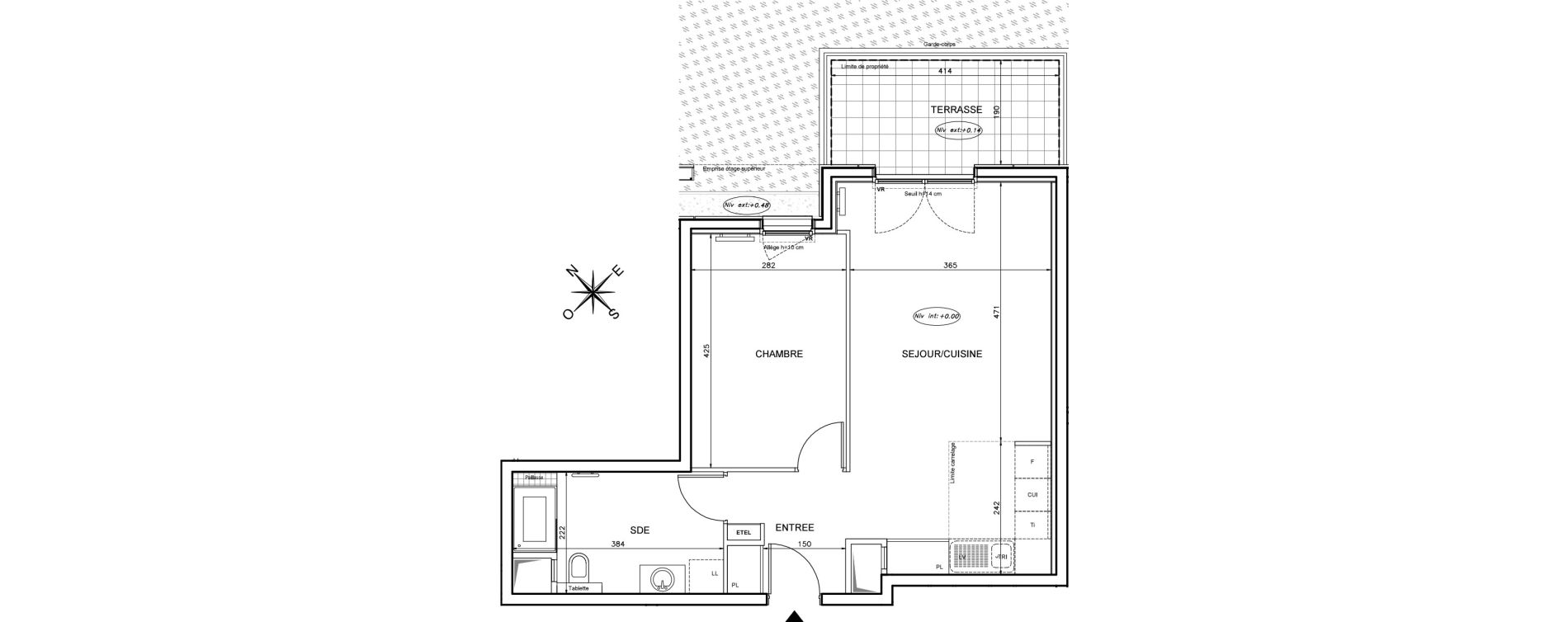 Appartement T2 de 50,29 m2 &agrave; Clichy Victor hugo