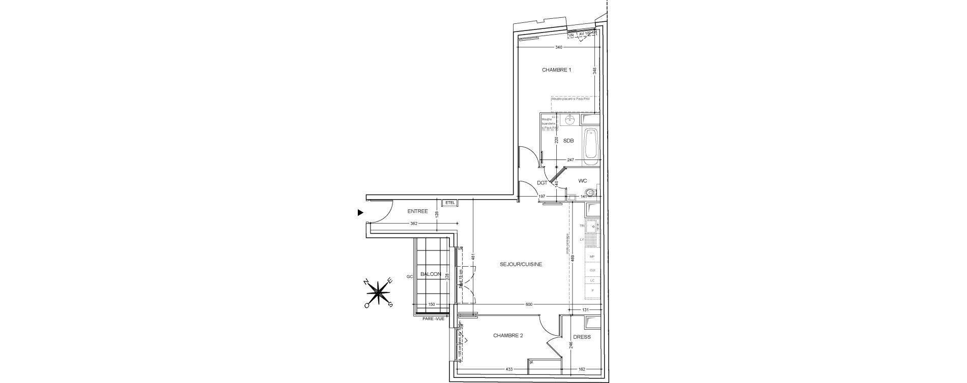 Appartement T3 de 69,55 m2 &agrave; Clichy Mairie de clichy