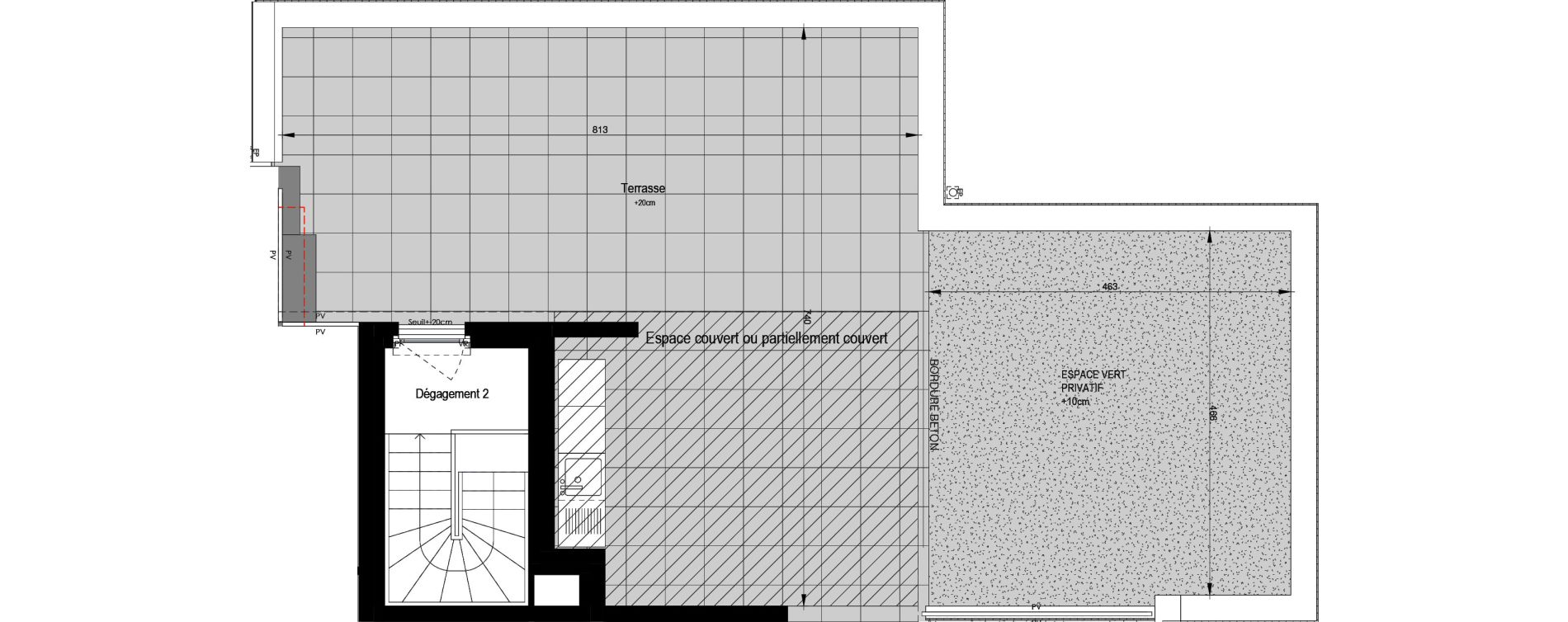 Appartement T4 de 78,78 m2 &agrave; Clichy Berges de seine - beaujon